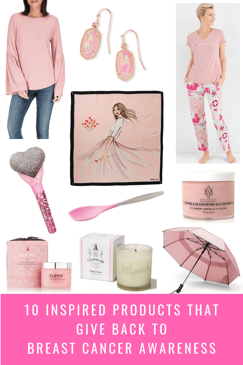 Every October, I round-up an fabulous lifestyle items that give back to Breast Cancer Awareness causes. Here are my 10 favorite BCA products for 2018 