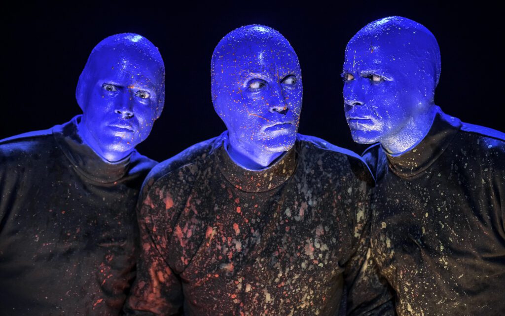 The world renowned Blue Man Group known for their innovative performance art make their Los Angeles debut now through October 6, 2019