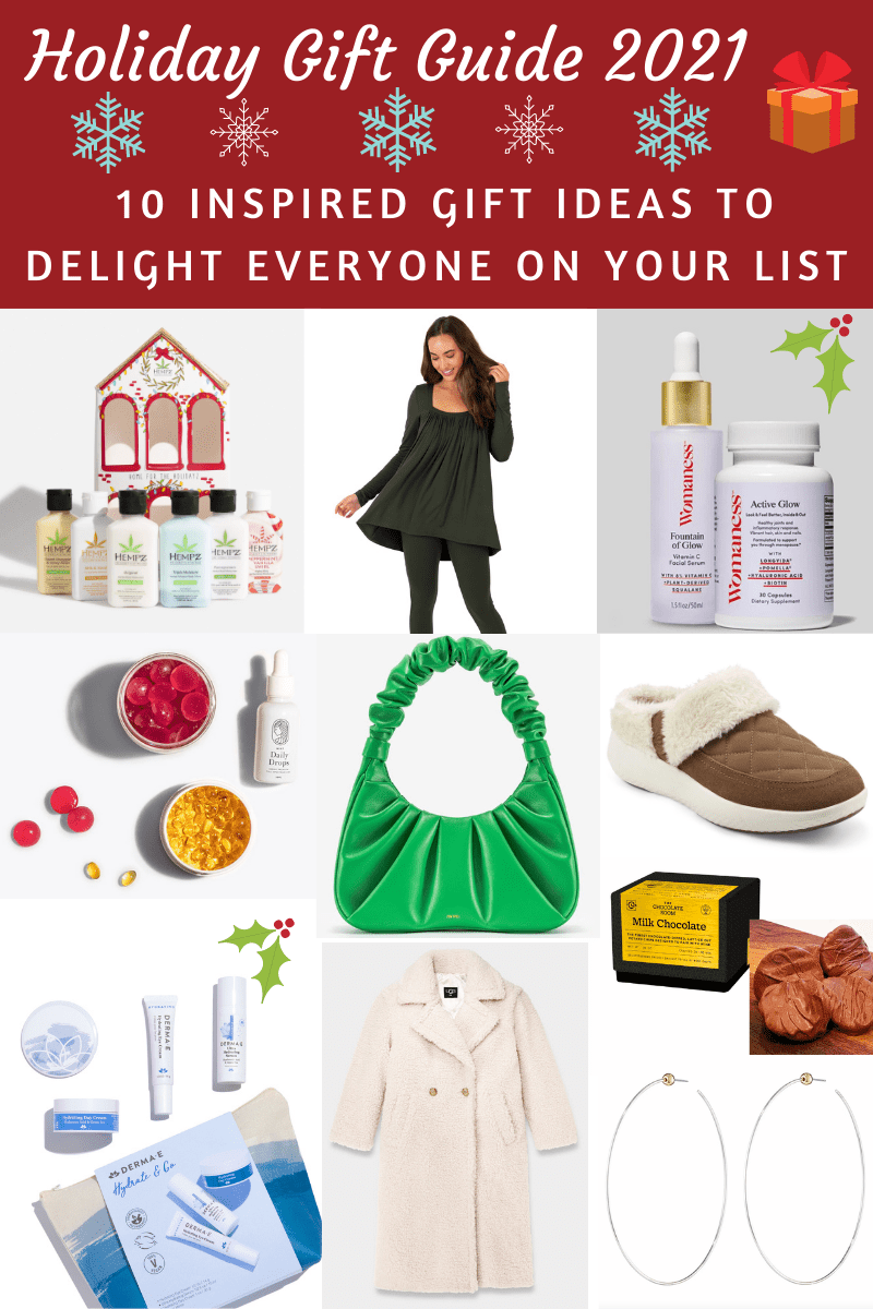 This year's Holiday Gift Guide is filled with gifts to delight the beauty junkie, your stressed out bestie or the cozy loving fashionista!